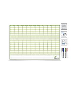 2er Stifteset XXL ewiger Dauerkalender immerwährend nass abwischbar inkl 2er Stifteset XXL ewiger Dauerkalender immerwährend nass abwischbar inkl