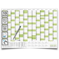 Schulwandkalender 2026 2027 DIN A1 – Jahresplaner Schule quer XXL, gerollt – Schuljahreskalender für Lehrer, Schüler & Klassenzimmer – grosser Schulkalender & Schulplaner für das Schuljahr