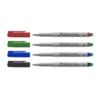 Faber-Castell  - Marker Multimark 1524 S 4-er non-permanent,