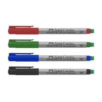 Faber-Castell  - Marker Multimark 1524 S 4-er non-permanent,