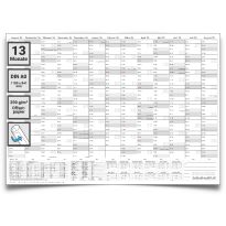 XL Schülerkalender 2024/2025 Jahresplaner grau Format: 118,8 x 84cm- DIN A0 - GEROLLT – Schuljahr 2024/25, Schuljahreskalender, Kalender für Schüler und Lehrer, Schulkalender Wandkalender - deutsch