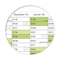 Schülerkalender 2025/2026 Jahresplaner (84,0x59,4cm- DIN A1) - gerollt premium papier – Schuljahr 2025/26, Schuljahreskalender, Kalender für Schüler und Lehrer, groß Schulkalender Wandkalender