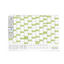 Schülerkalender 2023/2024 Jahresplaner grün Format: 84,0 x 59,0 cm DIN A1 - gefaltet– Schuljahr 2023/24, Schuljahreskalender, Kalender für Schüler und Lehrer, Schulkalender Wandkalender - deutsch