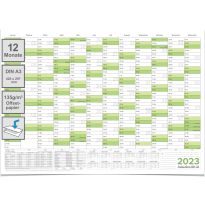 Wandkalender 2023 Jahresplaner Format: 42,0 x 29,7cm – DIN A3 - GEFALTET – Wandplaner, Jahreskalender, Kalender, Poster Plakat - deutsch