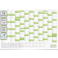 Wandkalender 2023 Jahresplaner Format: 84,0 x 59,0cm DIN A1 - GEFALTET – Wandplaner, Jahreskalender, Kalender, Poster Plakat 