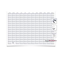 Gigatime Dauerkalender mit Edding non-permanent Marker 140 x 100 cm feucht abwischbar englisch