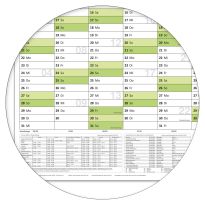 Wandkalender 2024 Jahresplaner Format: 42,0 x 29,7cm – DIN A3 - GEFALTET – Wandplaner, Jahreskalender, Kalender, Poster Plakat - deutsch