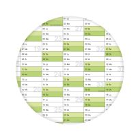 Calendario da parete/organizzatore annuale XXL 2024 grande formato A0 118,8 x 84,0 cm materiale 135g/m2 piegata - italiano