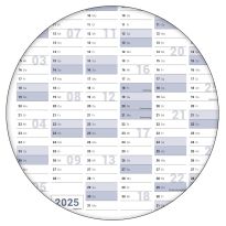 Gigatime XXL Wandkalender Jahresplaner 2025 – Papierkalender, 140x100cm, DIN B0, Deutsch, Perfekt für Büro und Zuhause, Premium Qualitätspapier