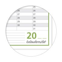 Calendari del genere «perpetuo» A3  42,0 x 29,7cm lavabile, arrotolato