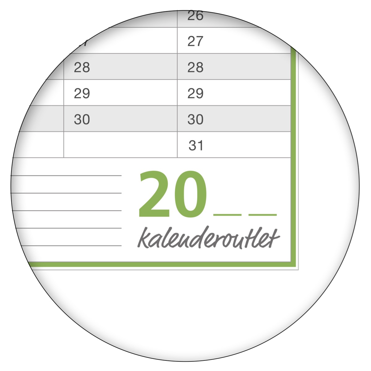 Abwischbarer Dauerkalender Geburtstagskalender immerwährender ewiger Kalender Jahresplaner (100x70cm - DIN B1) inkl. 1 Marker - GEROLLT –viersprachig