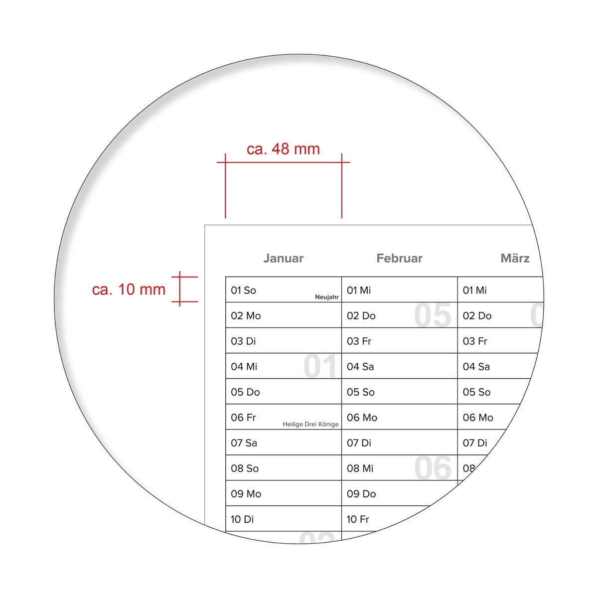 Abwischbarer Wandkalender 2027 Jahresplaner grün Format: 59,4x42,0cm – DIN A2 - GEROLLT – Wandplaner, Jahreskalender, Kalender, Poster Plakat - deutsch