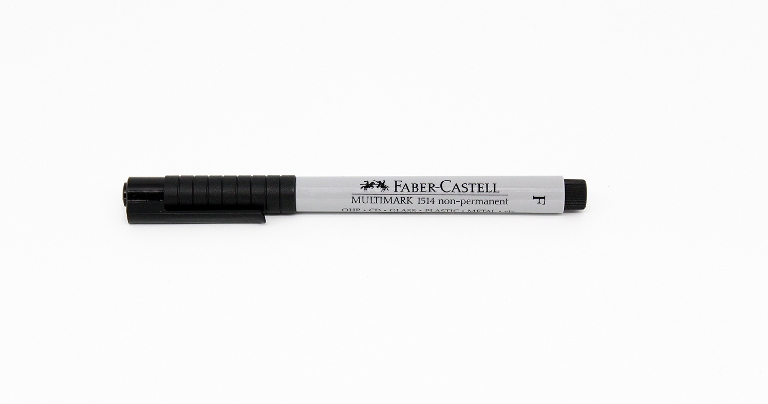 Faber-Castell 151499 - Marker Multimark F, non-permanent, schwarz